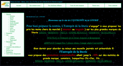 Desktop Screenshot of entrepotliterie.fr